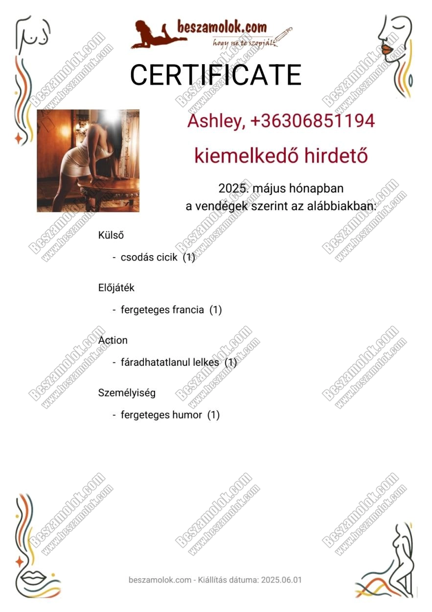 Ashley - +36 30 685 1194 - tetkos csajok foto